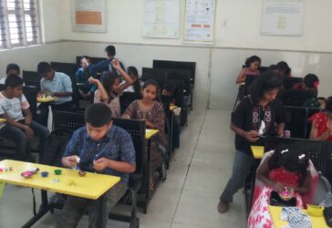 Diwali celebration- Diya decoration