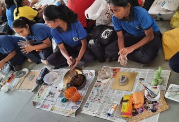 Skill- Ganpati idol making