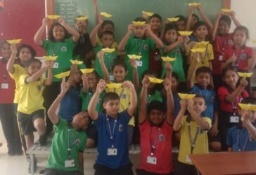 Hindi day – Boat making activity