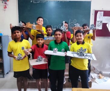 Ganpati idol making