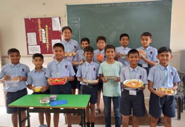 Salad making activity