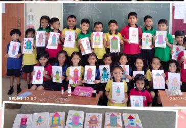 Rocket making Activity with Shapes