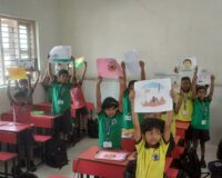 Drawing activity volunteer award