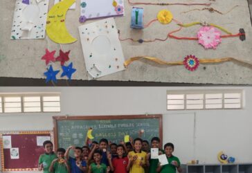 Rakhi making and handmade gifts activity