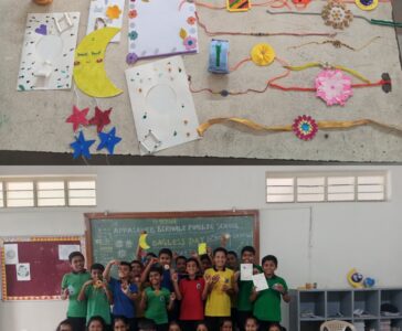 Rakhi making and handmade gifts activity