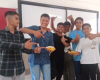 Potluck party Bhel
