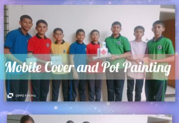 Mobile Cover and Pot Painting