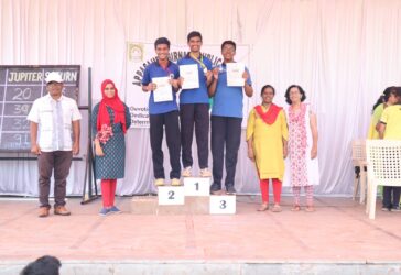 Prize distribution