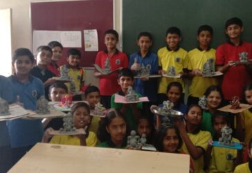 Activity- Bagless Day (Ganesh Idol Making)