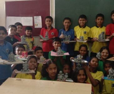Activity- Bagless Day (Ganesh Idol Making)
