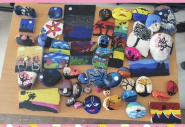 Stone Painting : Bag less Day Activity