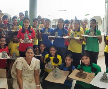 Bagless Day Activity-Ganesh Idol Making